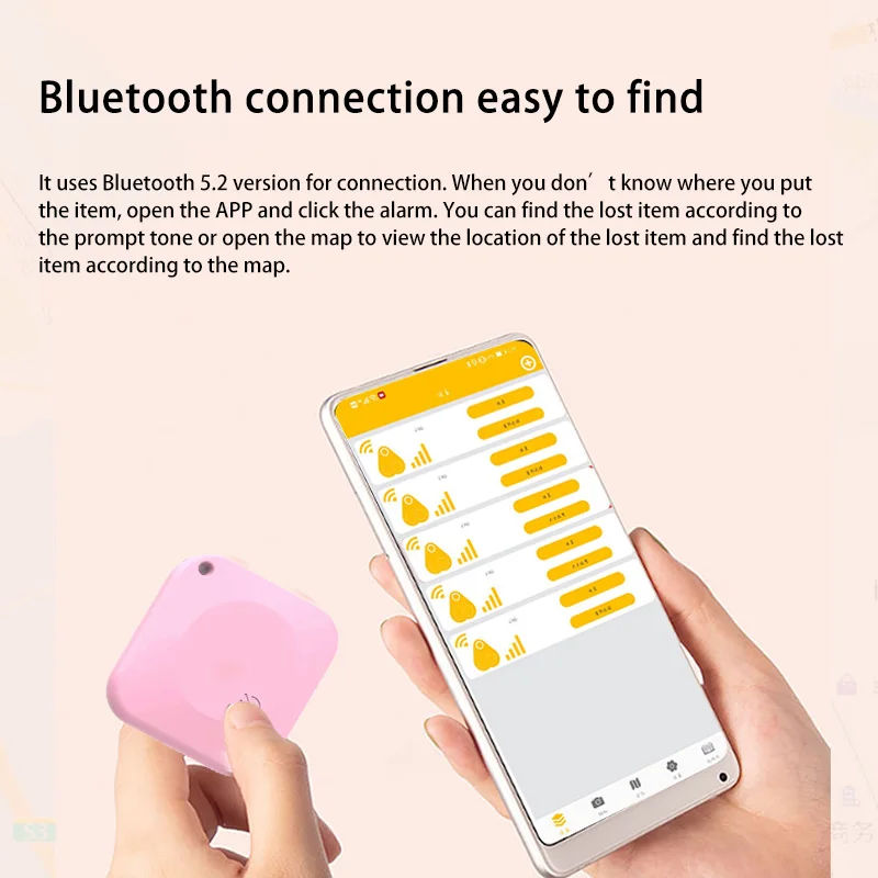 Xiaomi GPS Tracker Bluetooth 5.0 Anti-verloren GPS Mini-apparaat Huisdier Kindertas Portemonnee Tracking Smart Finder Locator voor IOS Android