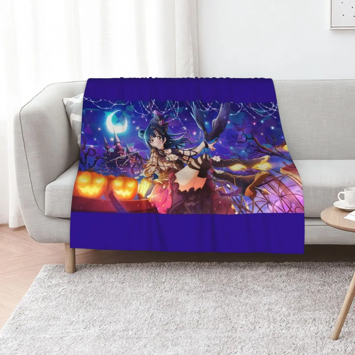 Haunted Princess Yoshiko Yohane Tsushima LLSIFAS Throw Blanket Stuffeds Shaggy Tourist Hair anime Blankets