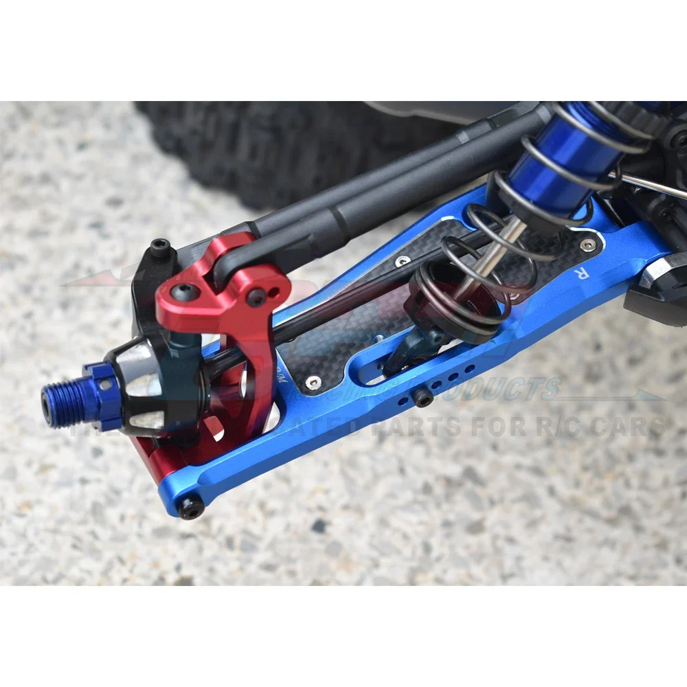 GPM Metal Carbon Fibre Front Lower Suspension Arm 9530 9531 9633 for Traxxas 1/8 Sledge 4WD Monster Truck 95076-4 Upgrade Parts