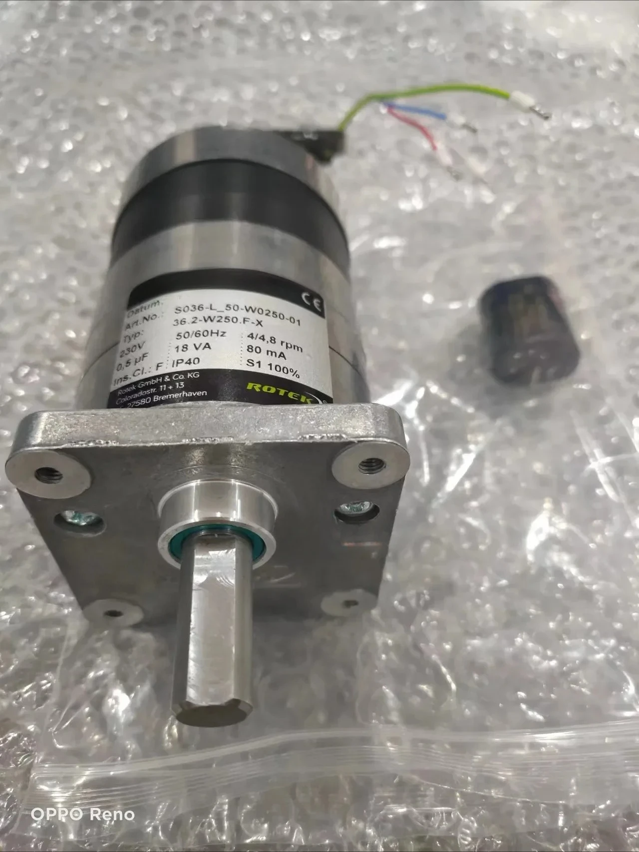 

ROTEK ROBASE SWM65/30-6 A4 motor ROTEK 36.2-W250.F-X motor