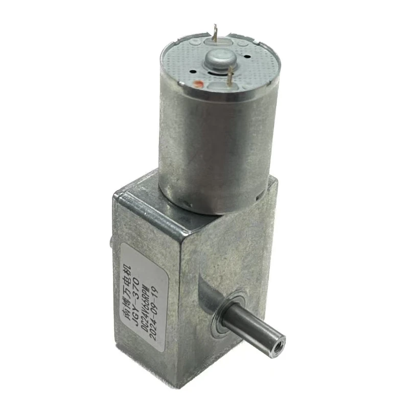 

JGY370 6V Dual Output Shaft Reducer Motors 12V Volt DC Worm Geared Double Shaft Motor 24V DC Reversed Reduction Self-lock
