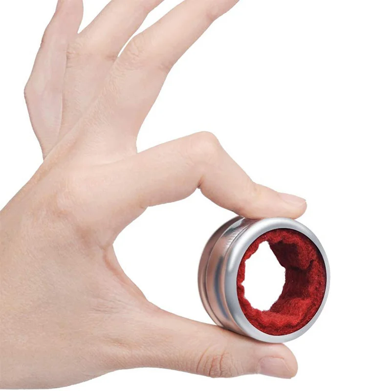Stainless Steel Wine Bottle Collars Drip Ring Velvet Lined Anti-overflow Wine Drip Catcher for Home Bar Restaurant Outdoor Party