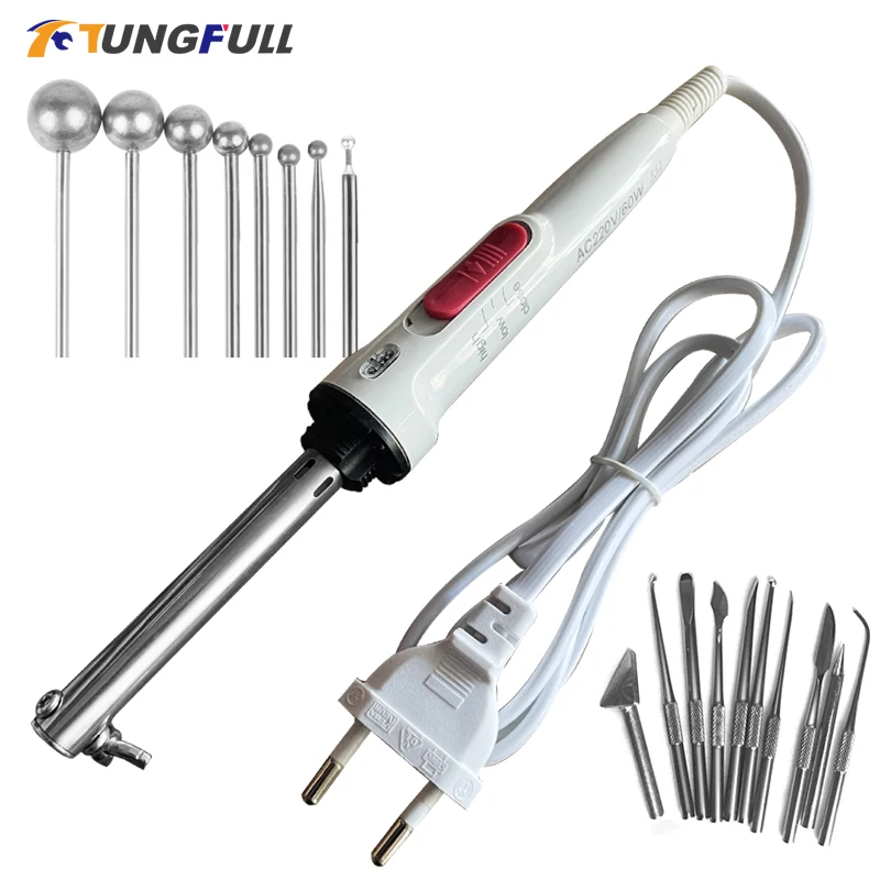 Fabricante de Flores de Tecido Elétrico Conjunto de Ferramentas de Fazer Pano Máquina de Engomar Folha Floral Faça Você Mesmo 110v 220v