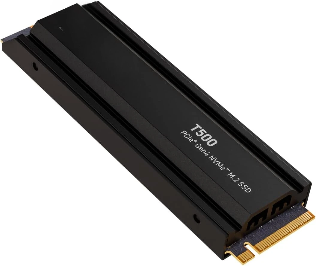 T500 4TB Gen4 NVMe M.2 SSD للألعاب الداخلي مع مبدد حرارة، ما يصل إلى 7000 ميجابايت/ثانية، متوافق مع بلاي ستيشن 5 + 1mo Adobe CC جميع التطبيقات - جديد #1