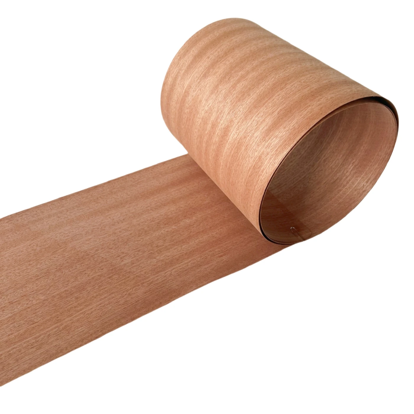 Natural African Sapele Veneer of 0.4mm Thickness, Sizes 20cmx250cm, Mahogany Timber Veneer Roll for Furniture Renovation and DIY image 5