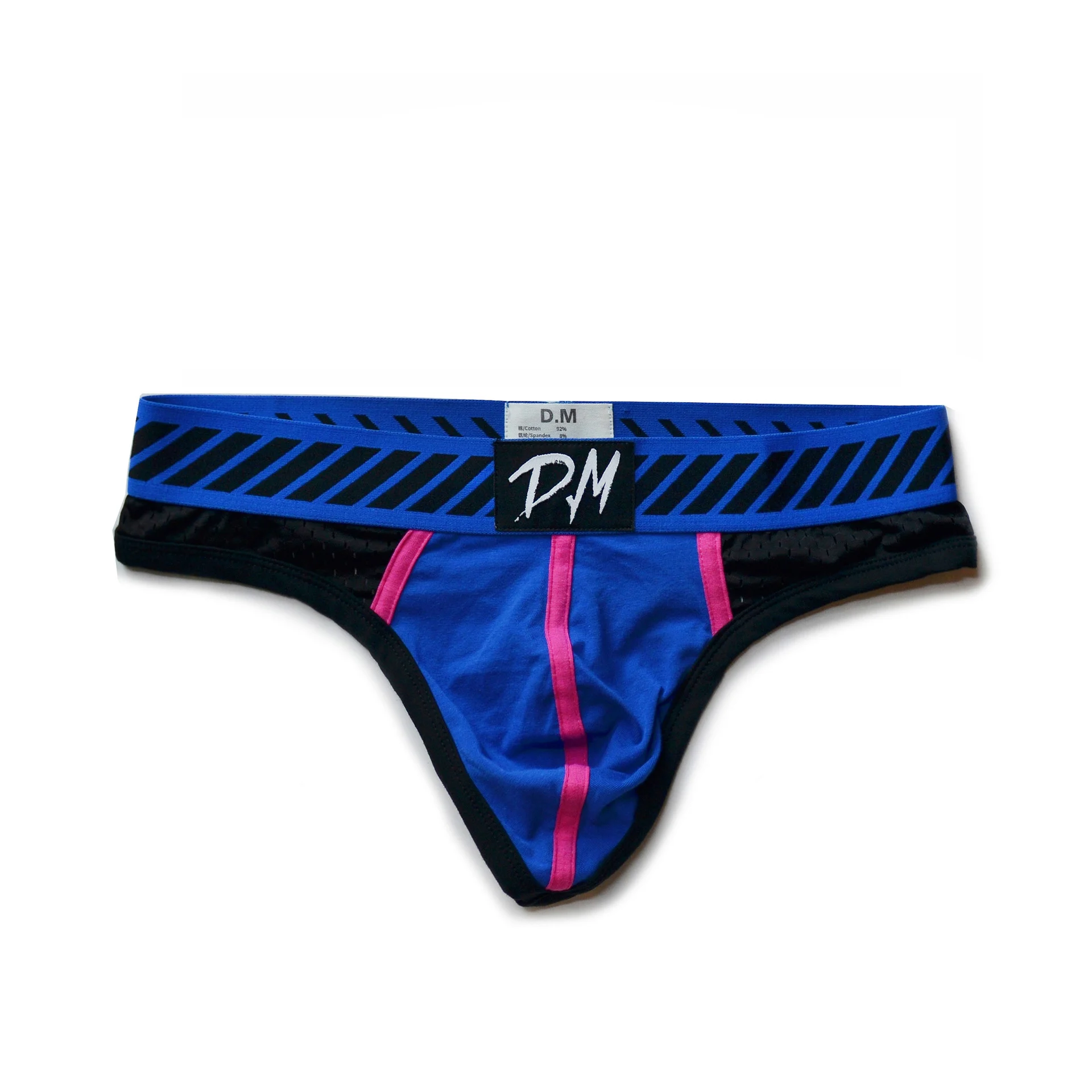 

Men's Underwear Thong Color Blocking Sexy Low Waisted Seductive Fashionable Personality Trendy Breathable