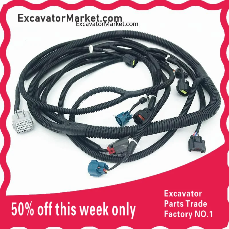 High For Hitachi ZAX120-200-240-270-330-360-3-6 hydraulic pump direct injection EFI wiring harness high quality excavator