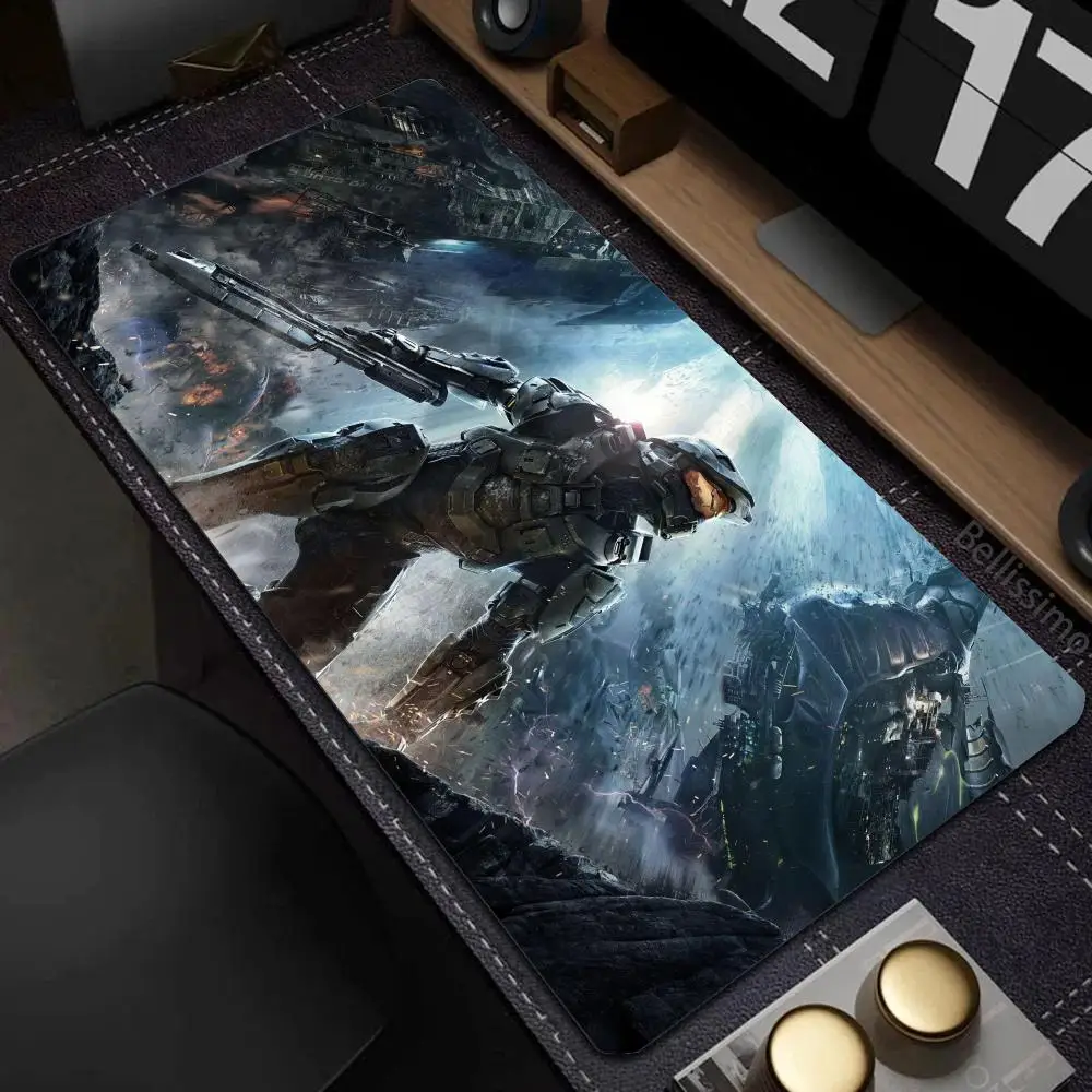 H-Halo G-Games Mouse Pad gaming mouse Gaming Gamer tappetino per Mouse in gomma grande 900x400mm tappetino per mouse da ufficio cuscino da scrivania