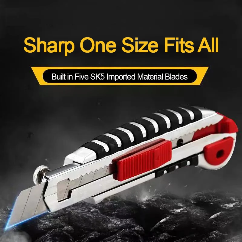 5 سلسلة الفن سكين 18mm الثقيلة لاصق سكين كبير خمسة سلسلة خلفية سكين قطع الورق سكين #5