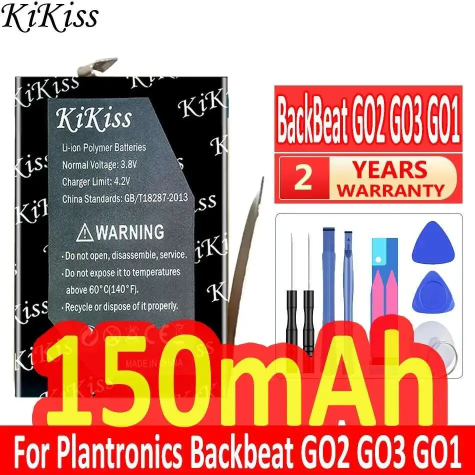 

Headphones Battery For Plantronics Backbeat GO 1 2 3 GO2 GO3 GO1 GP1015L Headset 150Mah Premium Replacement