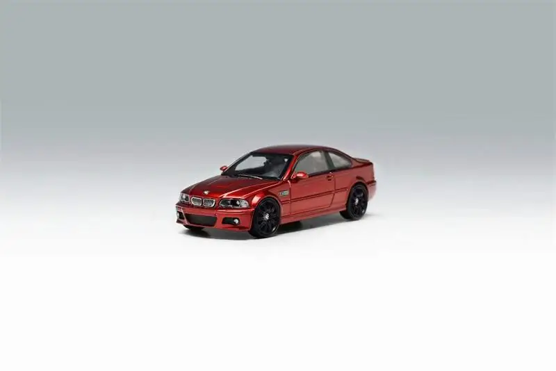 Stance Hunters x Street Weapon 1:64 E46 M3 Purple /Red /Gray with BBS hub Diecast Model Car