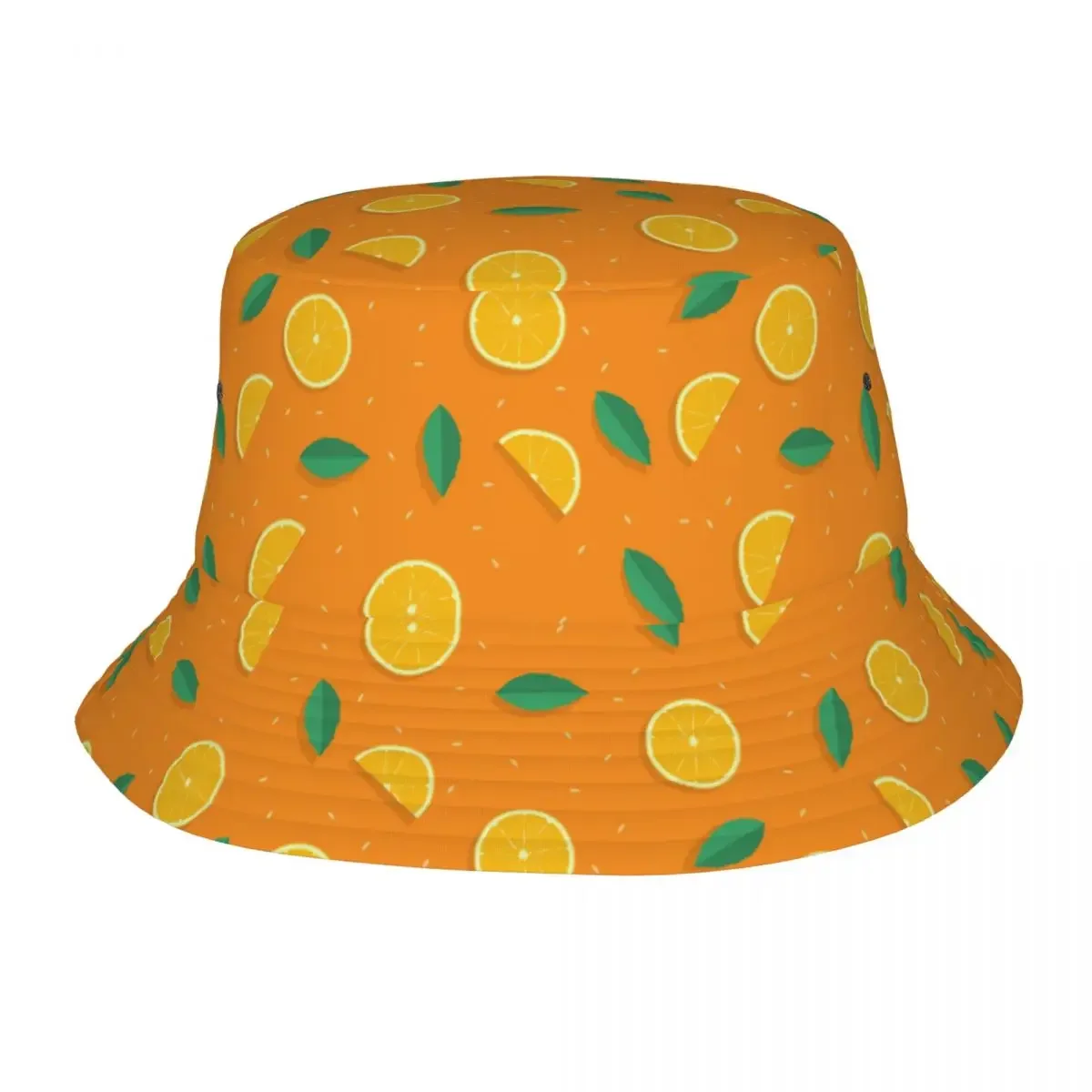 

Beach Hatwear Orange Leaves Stuff Bucket Hats Hip Hop Unisex Hot Sun Hats Fruit Fruits Bob Hat Lightweight Fishing Caps Outdoor