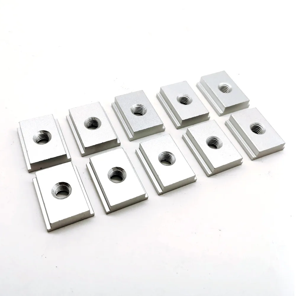 5/10PCS T-Slider für T-Slot Gehrung Track Slider Gleitmutter Aluminium T Slot Mutter für Holzbearbeitung Werkzeug Jigs Schraube Slot Verschluss – Detail 16