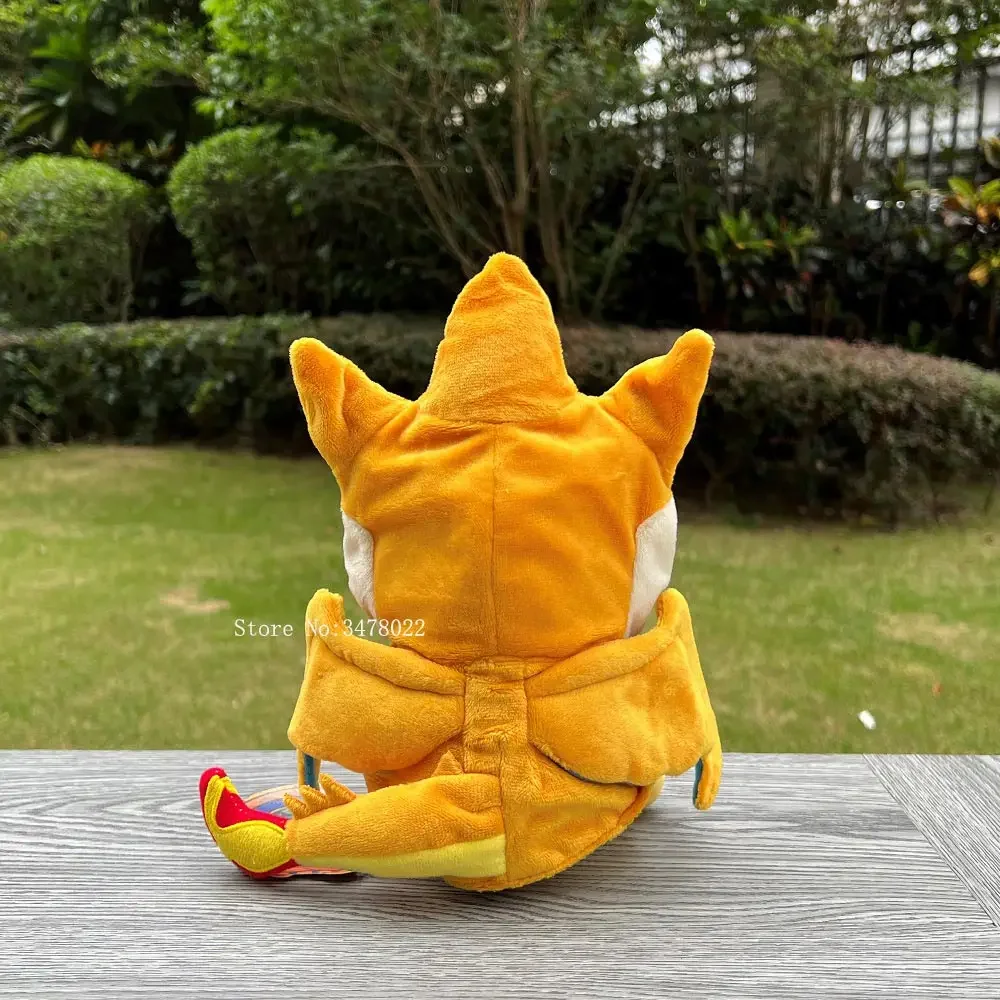 2025???4 Styles Cosplay Pokemon Plush Mega Shiny Charizard XY Pikachu Cloak Stuffed Toy Cartoon Soft Doll