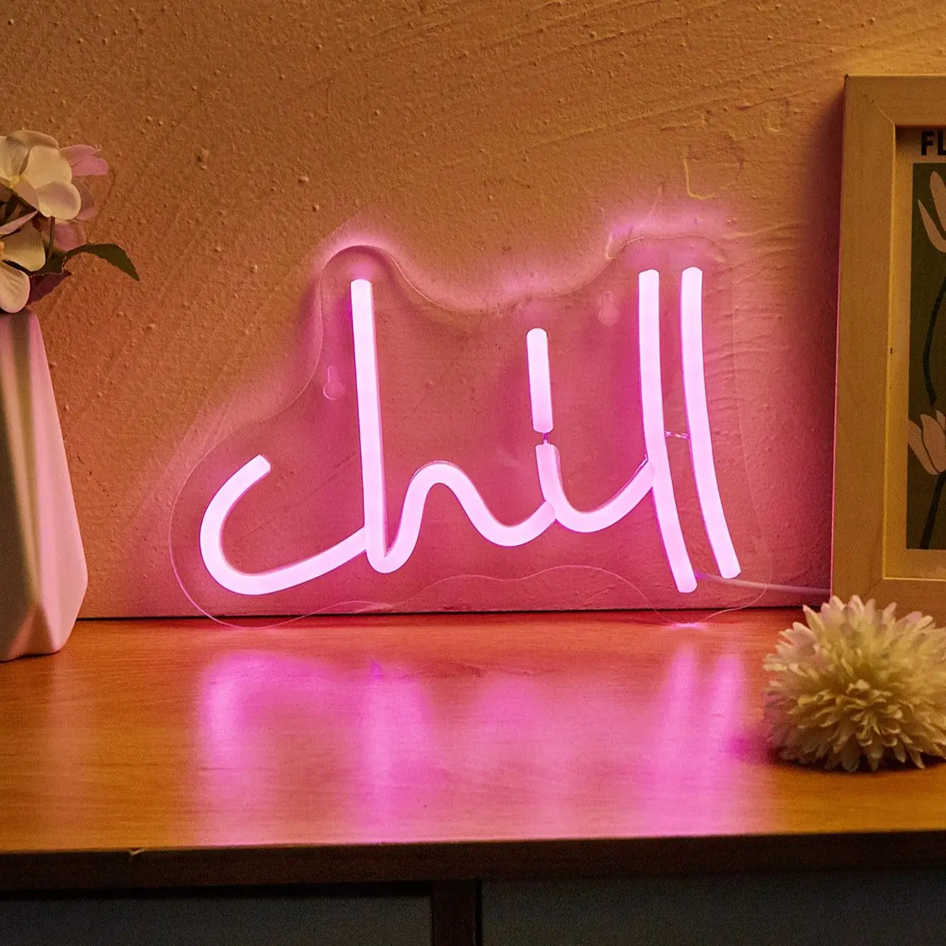 

Chi-buy светодиодный неоновый холодильник с питанием от USB неоновые вывески ночник 3D настенное искусство спальня гостиная Декор лампы вывески