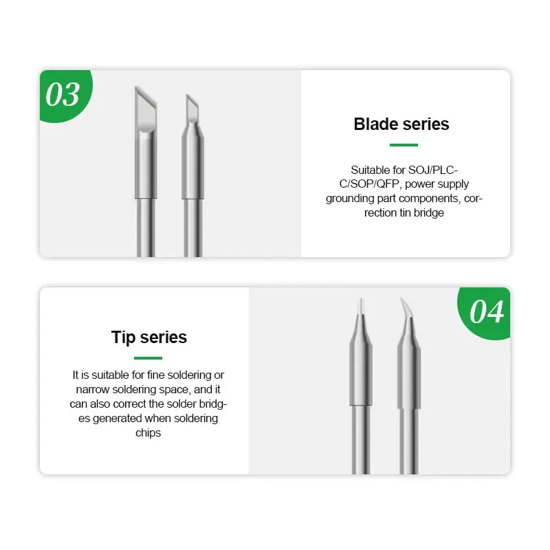 RELIFE RL-T245 เคล็ดลับ Universal JBC C245 การประสาน Iron Tip สําหรับ Xsoldering T245 การประสาน Station GVM T245 มือ