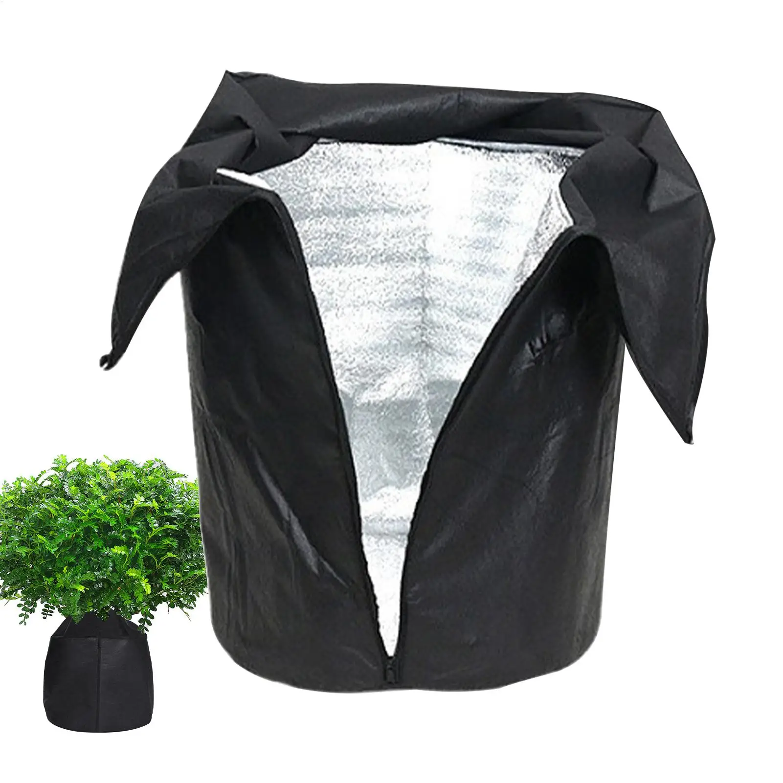 Pflanzenfrostschutzabdeckung Winter Blumentopfabdeckung mit Frostschutz Topfpflanzen Schutz kaltes Wetter Bäume Jacke