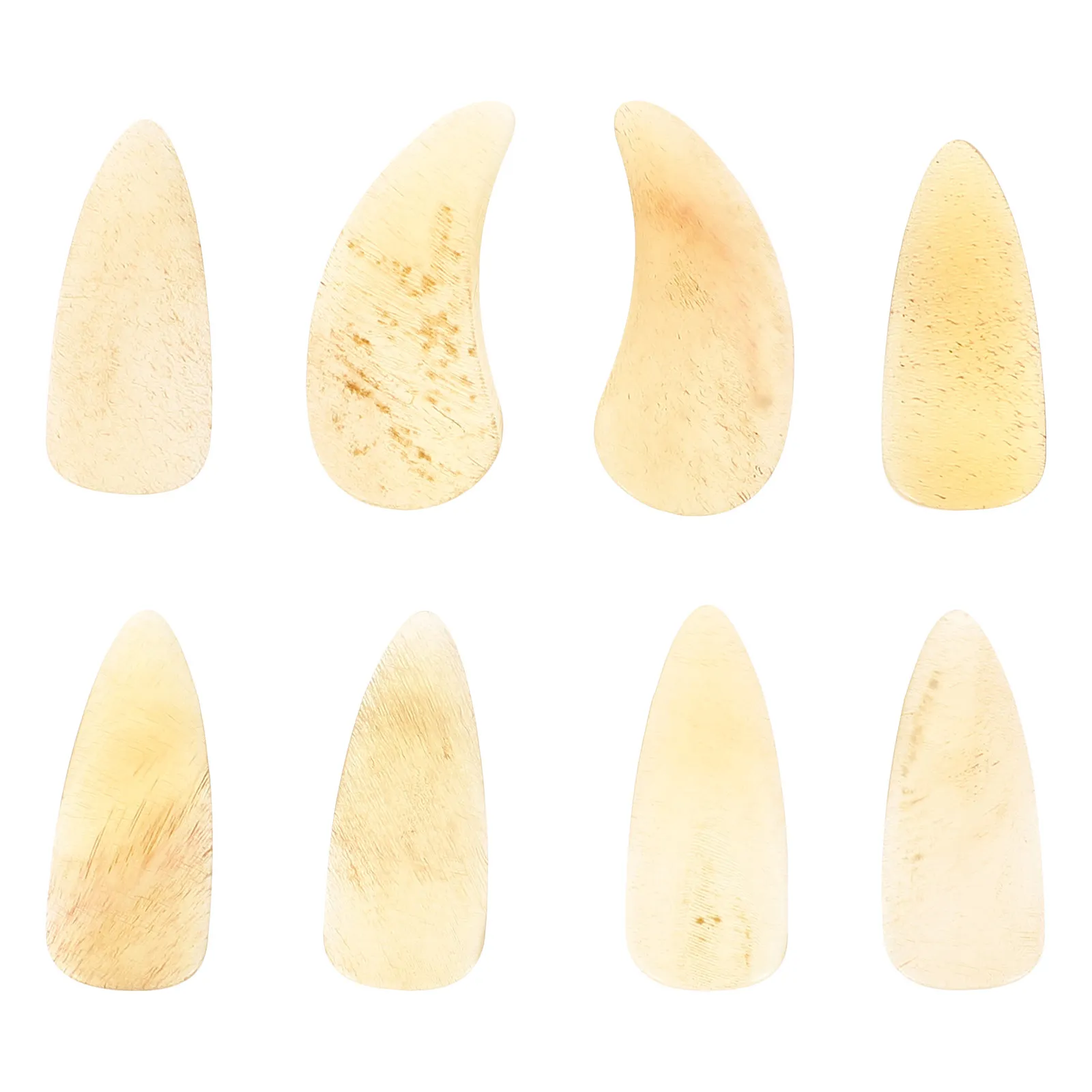 8Pcs Guzheng Fake Nails Exquisitely Crafted Moderate Hardness Good Hand Feel Comfortable Wear Finger Nail Protectors for Guzheng