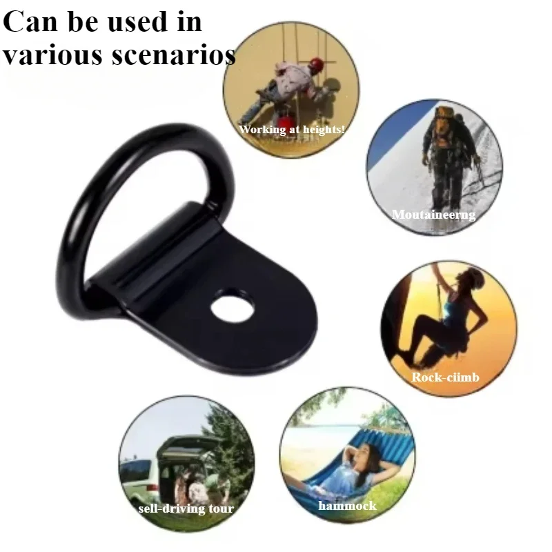 10/20Pcs Stainless Steel D-Shaped Hook For Fixing Items In Car Truck Trunk Automotive Accessories