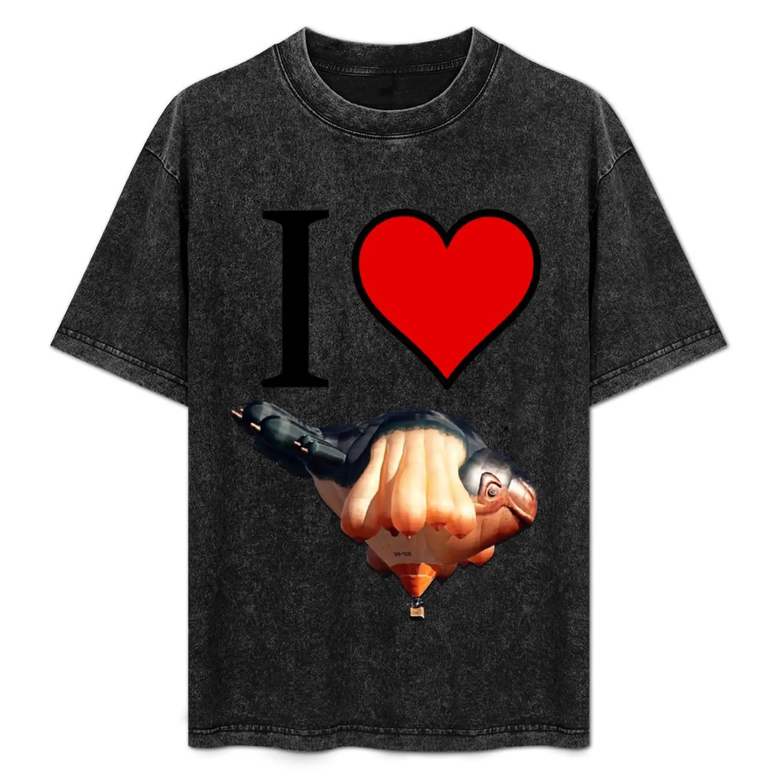 

I <3 Skywhale T-Shirt Plus Size Outdoor Casual Top