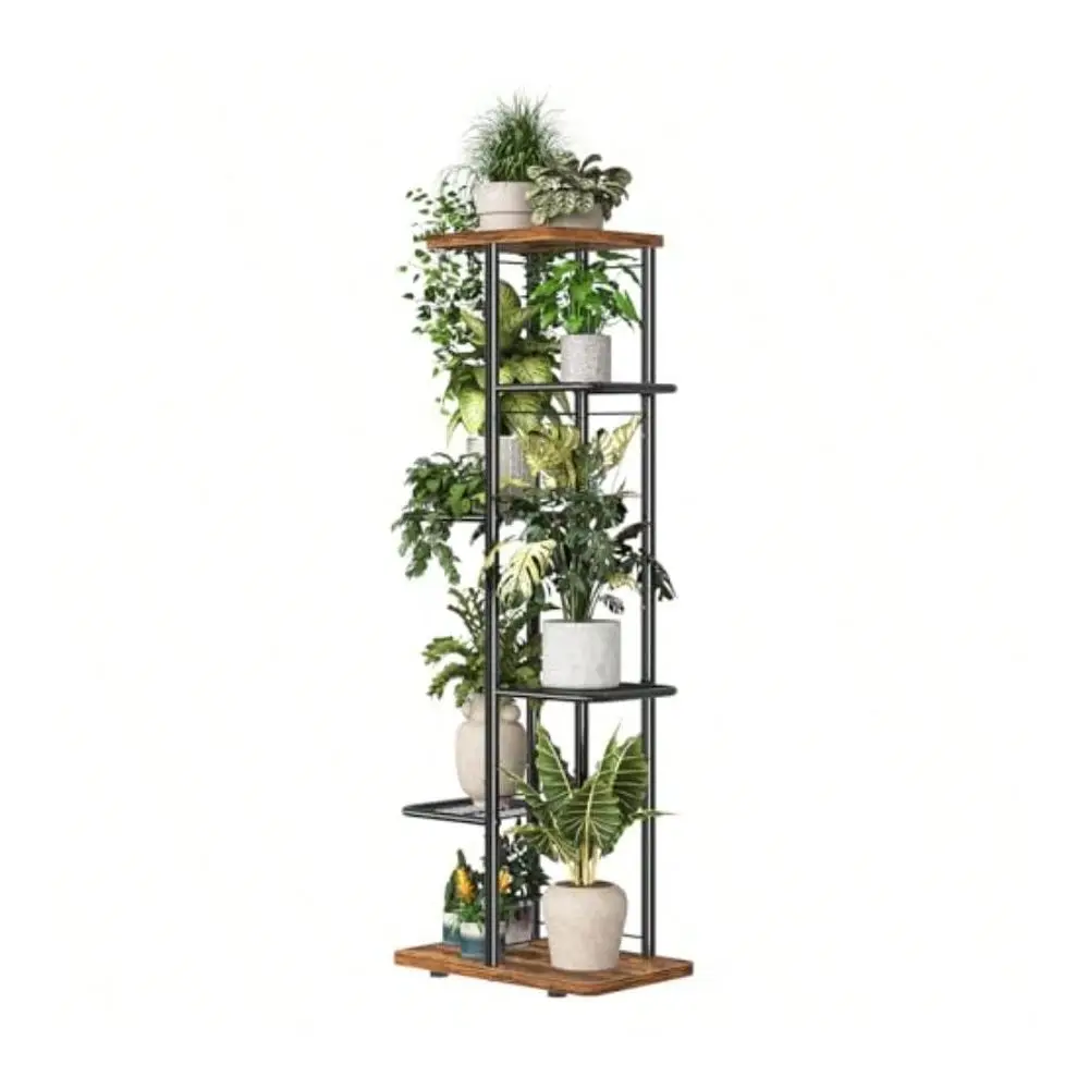 

Furniture Accessoryflower StandPlant Stand Indoor Tall 6 Tier Metal Plant Shelf For Multiple Plants Tiered Flower Pot Stands Fo