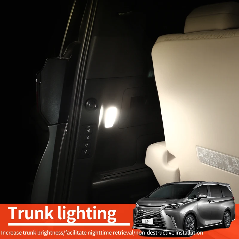 

For 2023-25 Lexus LM350h500h Interior modification accessories High brightness trunk lighting