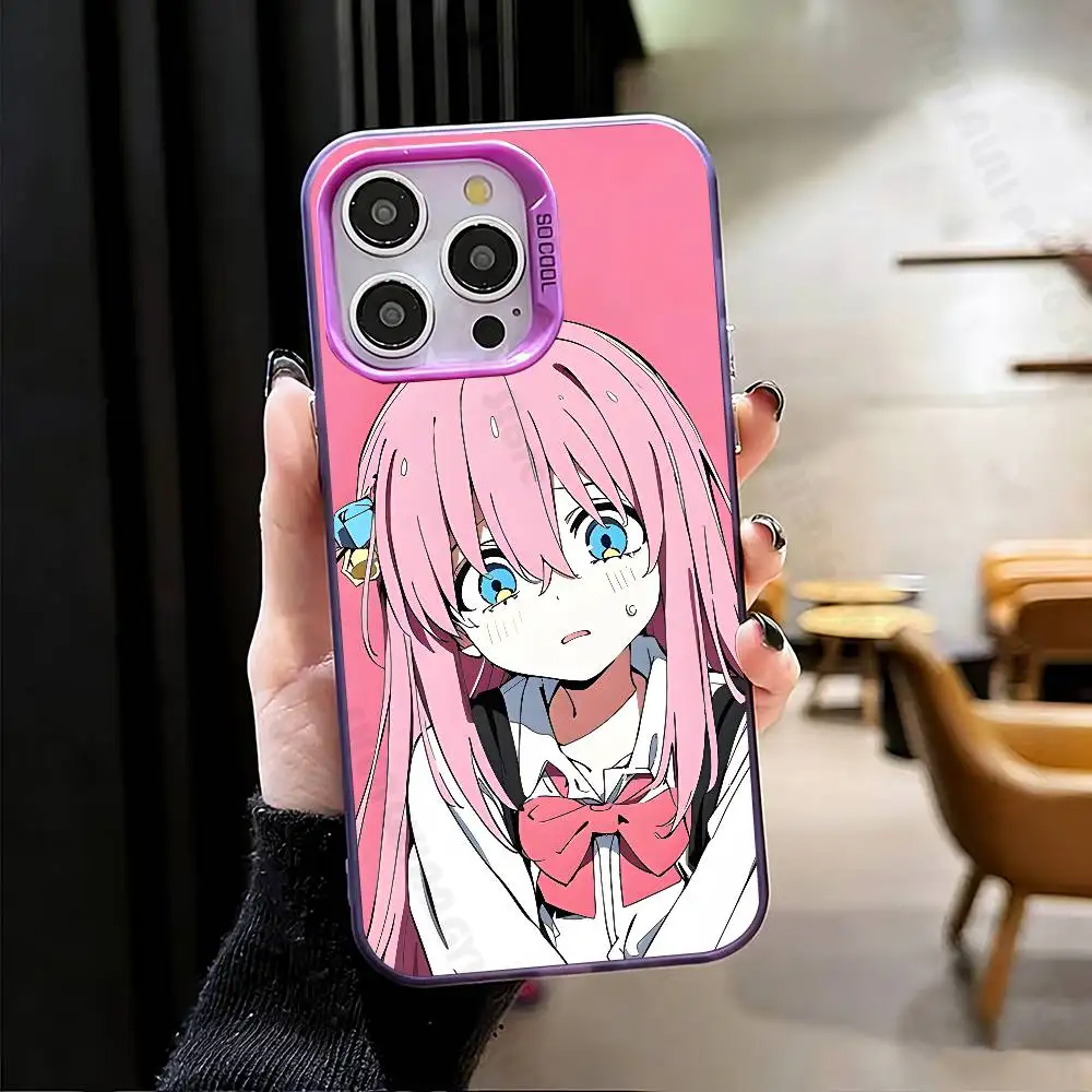 Bocchi The R-Rock Anime Phone Case For IPhone 17 16e 16 15 14 13 12 11 Pro Max X XS MAX Back Cover
