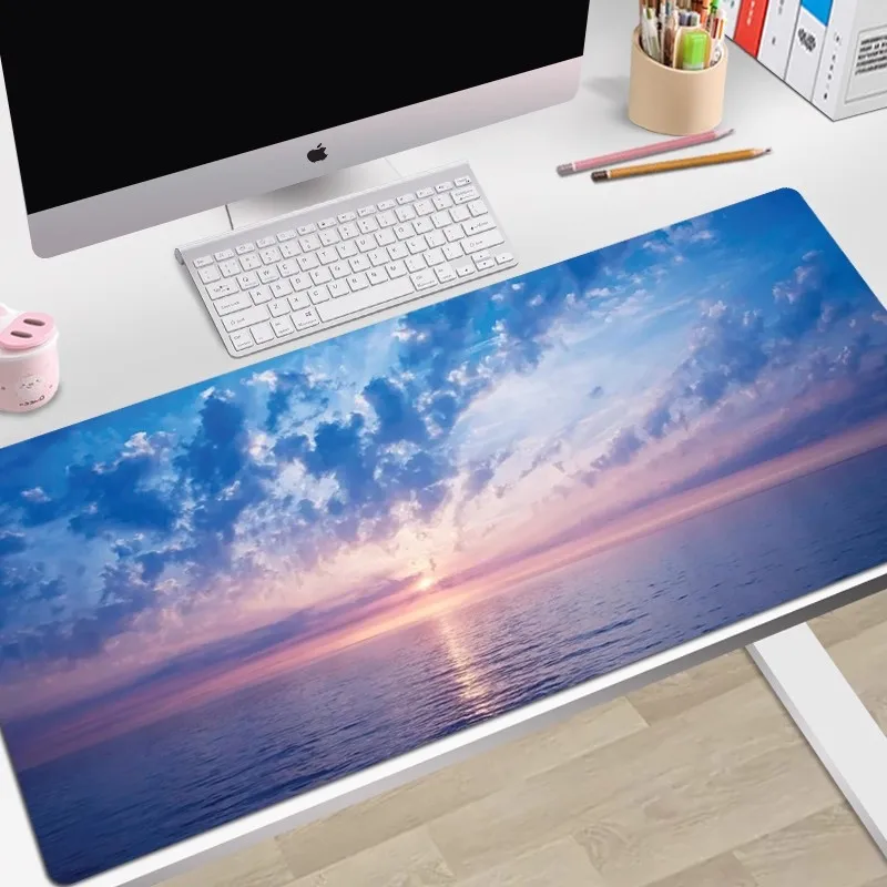 

Extra Large Custom Beauty Animal Scenery Mouse Pad - Waterproof Non-Slip Holiday Gift Desk Mat Valentine's Christmas Decor