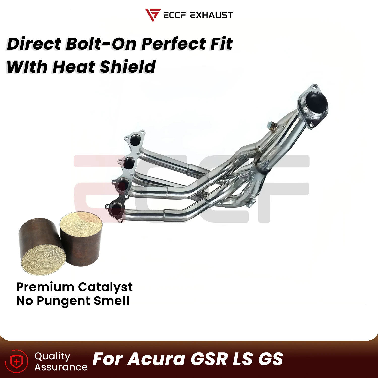 

Sporty Headers For Acura GSR LS GS Plug and Play Aggressive Exhaust Sound Performance Upgrade