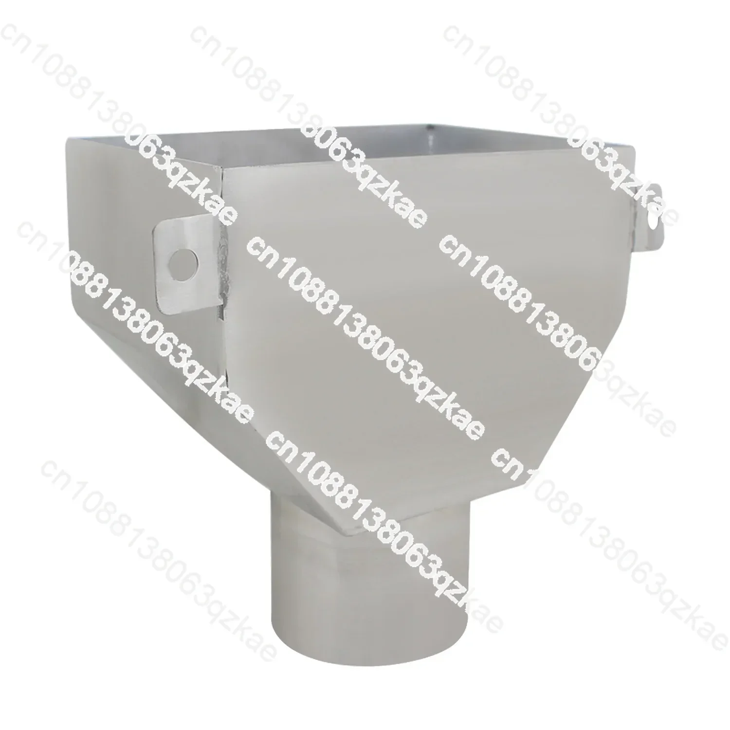 1PC for Side inlet rainwater Hopper for stainless steel square funnel siphon rainwater discharge downspout hopper drain parts