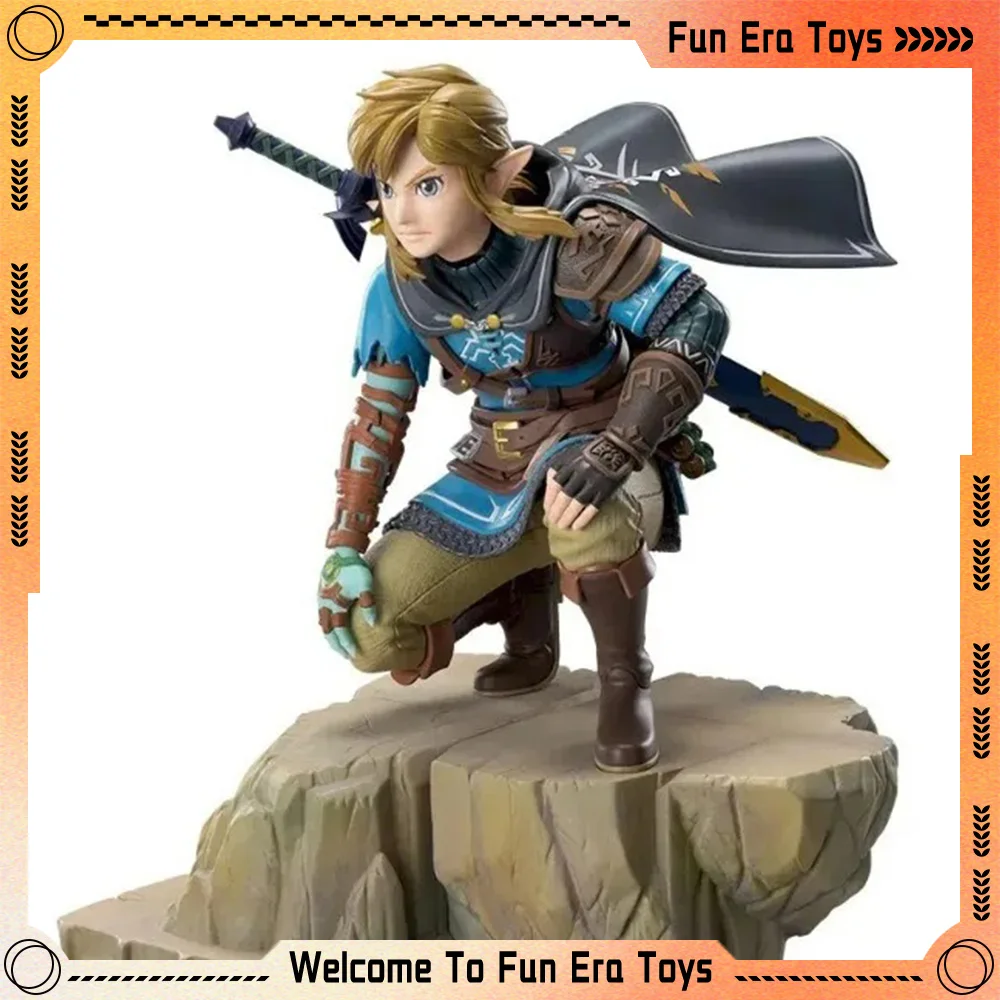 Original Sega The Legend of Zelda Tears of The Kingdom Link Figure SEGA Anime Action Figures Model Collectible Custom Toys Gifts