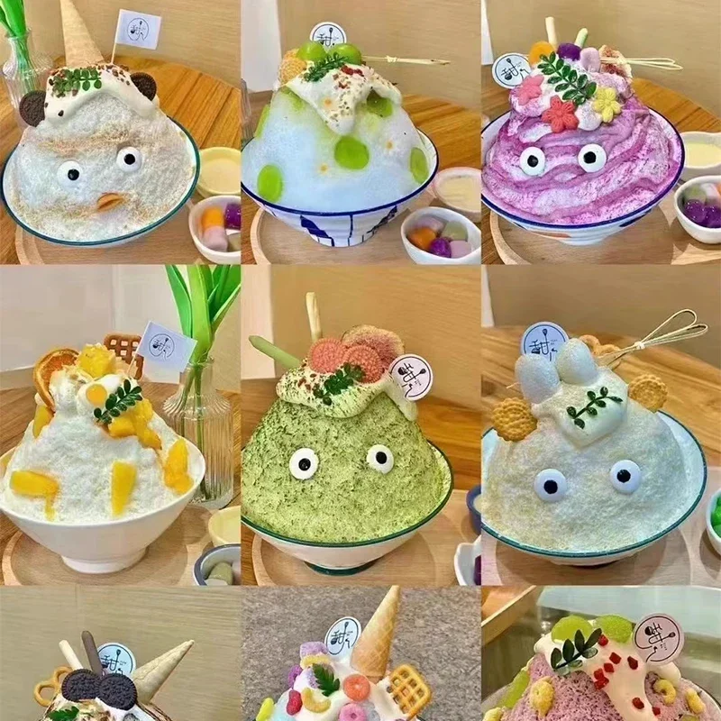 Máquina de hielo de copo de nieve coreana, helado comercial, máquina de hielo raspado, celebridad de Internet, leche pequeña