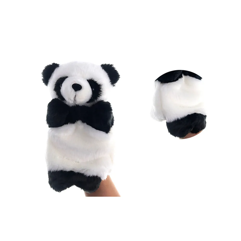 

Adorable Panda Hand Puppet Cartoon Story Telling Props for Children Black White Kids Hand Puppets Impeccable Craftsmanship Fun