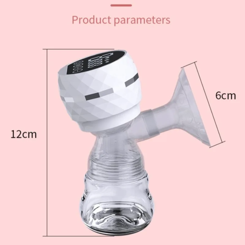 Smart Electric Breast Pump All In One Design High Suction Power Painless Massage Ultra Quiet Operation