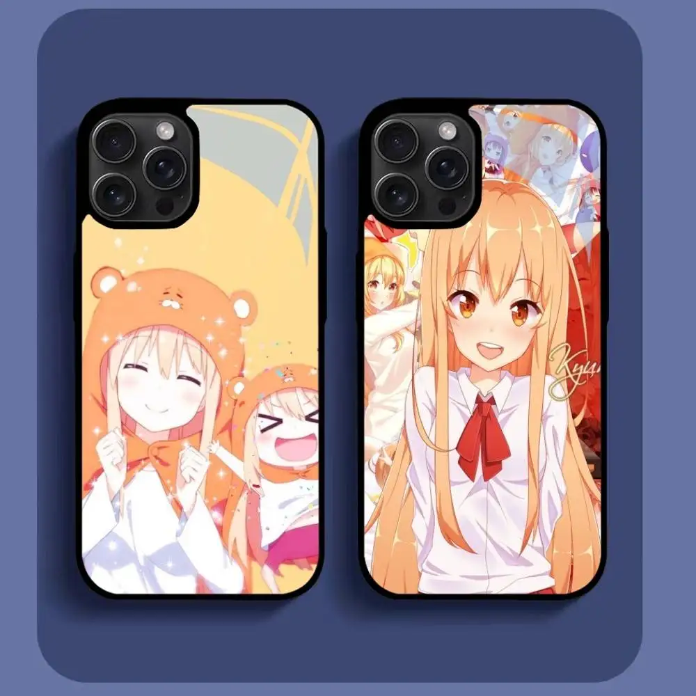 

Чехол для телефона Himouto Umaru Chan для IPhone 16 15 14 13 12 11 Pro Xs Max Mini XR X 7 8 Plus, роскошный зеркальный жесткий чехол