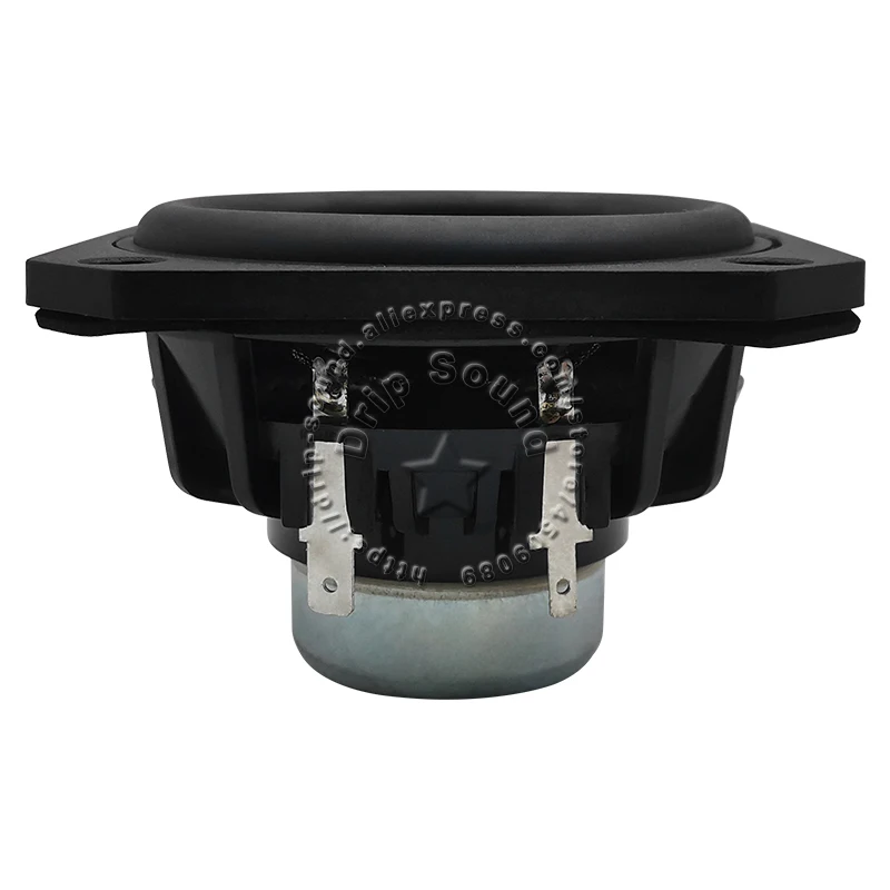 Haut-parleur audio stéréo à portée complète, bassin conique en aluminium anodisé, aimant néodyme, 3 pouces, 4 ohms, 8 ohms, 25W, Hi-Fi, 78mm