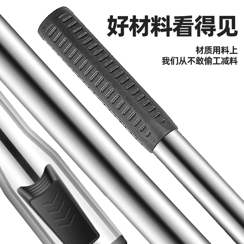 Tennis ball picker hand push cylinder telescopic convenient automatic ball pick up fast collection lightweight stainless steel