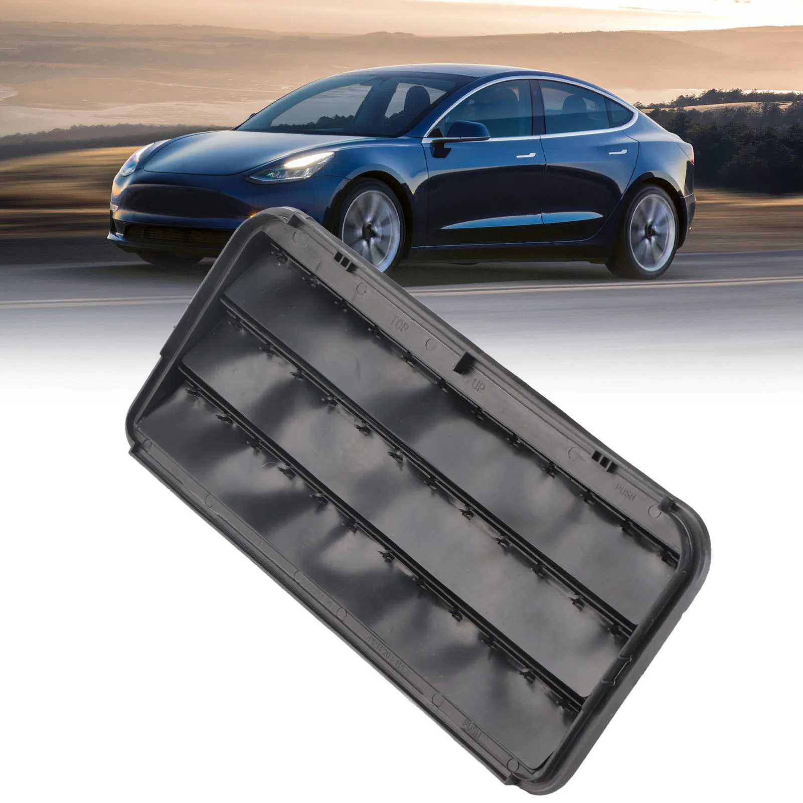 Car Air Extractor Cabin Vent Grille Improved Air Circulation ABS Plastic 1098751 00 C Replacement for Tesla Model 3