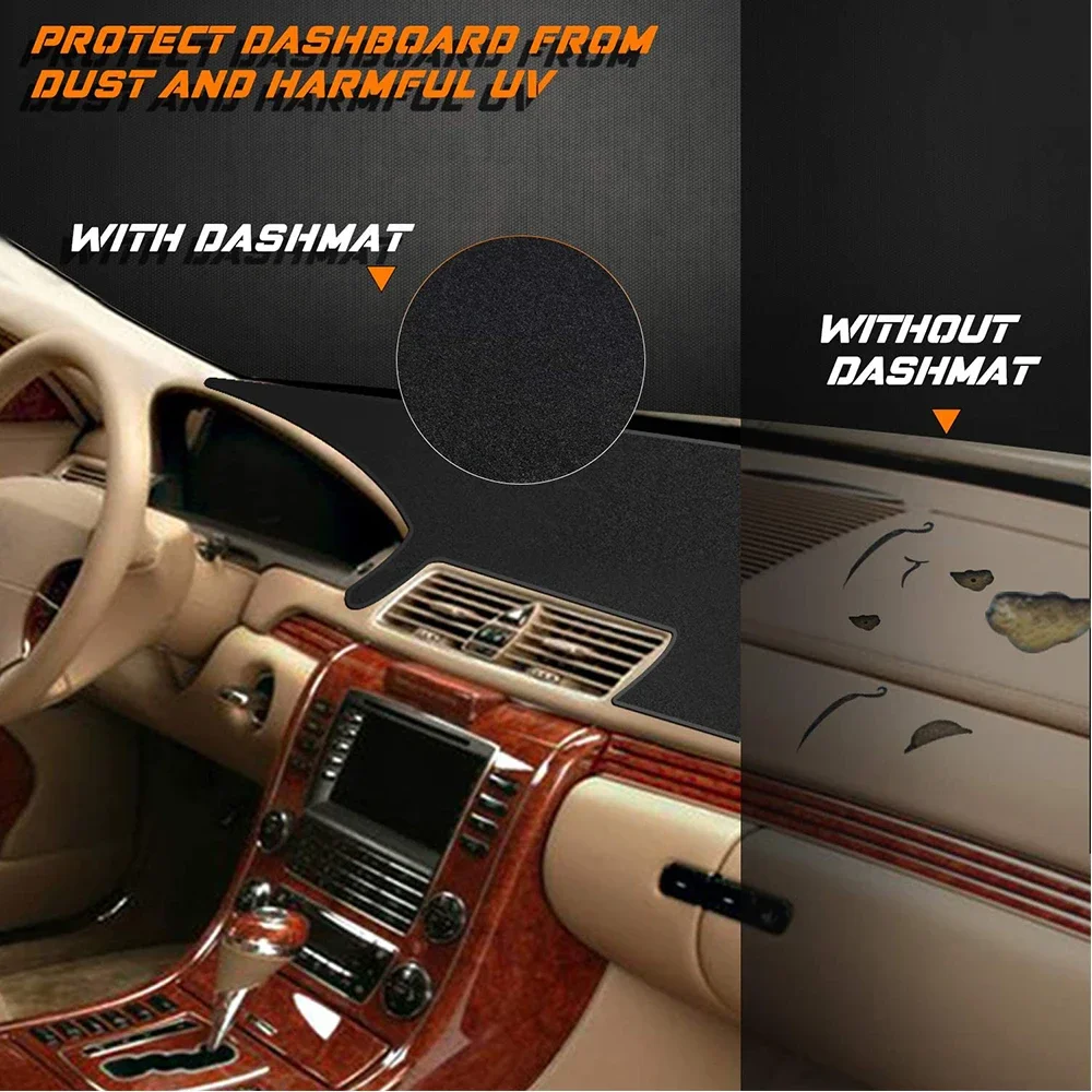 لوحة سيارة حصيرة داش غطاء الوسادة مخصص نونسليب كيب ظلة اكسسوارات لتويوتا هايلكس SW4 فورتشنر AN30 AN50 AN60 2005-2014