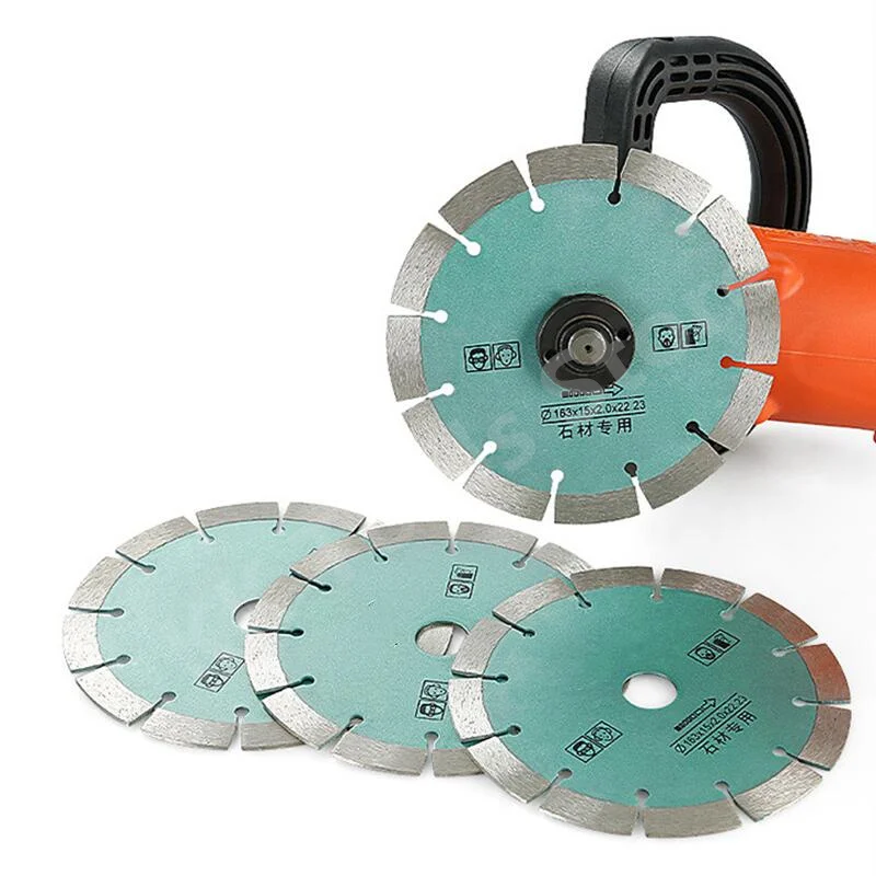 1PC/2PCS 163mm 6Inch Dry Diamond Cutting Blade Grooving Saw Blade Tools Stone Granite Concrete Wall Cutting Disc Slotting Pad