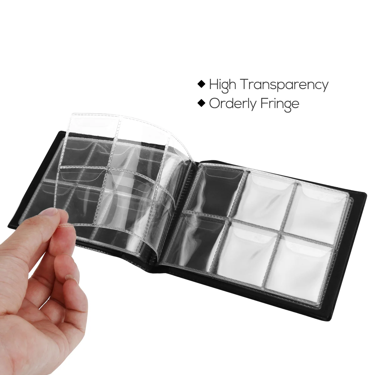 ألبوم مجمع العملات المعدنية 60 جيوب 10 صفحات 138x98 سنتيمتر تخزين أسود محمول للقبعات الرموز ميداليات شارات مجمع العملات المعدنية