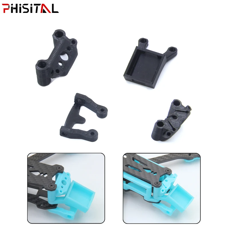 3D Printed BN-220 GPS module Mount TPU Holder T-shaped Antenna Fixed Bracket Seat for FPV Drone Mark5 Frame analog digital parts