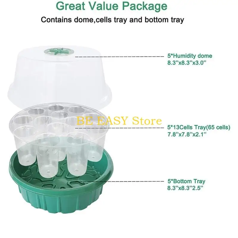 E28F 13 Ventilation Germination Box With Ventilation Hole Cultivation Planting