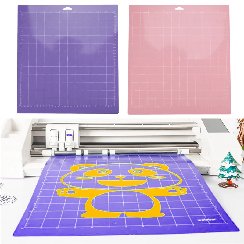 

4 шт. разноцветный коврик для резки из ПВХ, режущие подушечки, режущая подушечка для плоттера, сменные аксессуары для Cricut Maker/Cameo 4