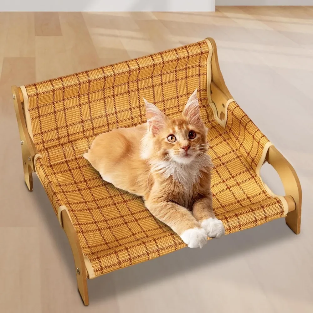 

Cat Scratcher Lounge Chair Scratch Board for Grinding Claw Multifunctional Lightweight Cat Wood Couch 20x18x11inch