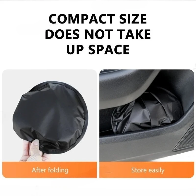 نافذة جانبية الشمس الظل 4-Layer سيارة الشمس الظل غطاء الجانب نافذة الشمس حماية 99.9% الأشعة فوق البنفسجية حجب ستائر قابلة للطي #5