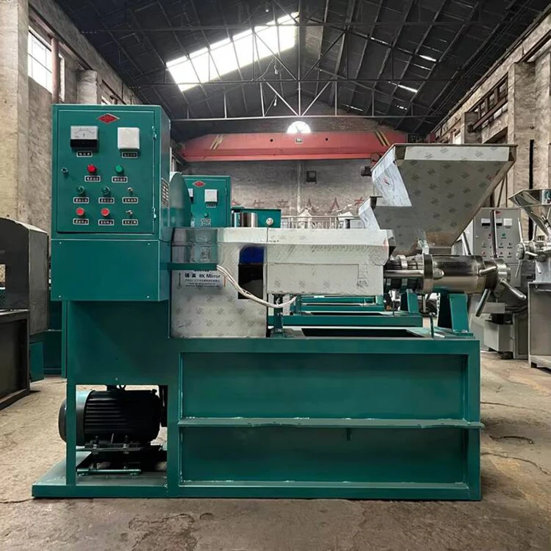 Small Commercial Fully Automated Motor Screw Press With Bearings, High Yield For Palm, Sunflower, Peanut, Olive Oil Pressing