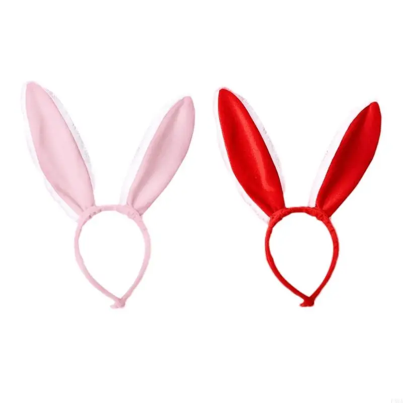 

P88A Rabbit Ears Hairband Party Headband Cosplay Costume Large Bunny Ear Headband Masked Balls Hairpiece Clothing Accessories