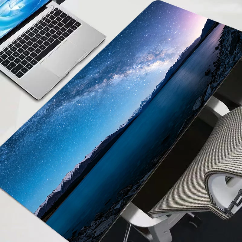 Mouse Pad Starry Sky Ocean Large Gamer XXL Keyboard Desk Mouse Mat Carpet Rubber Tapis Souris Gaming Notbook Mousepad