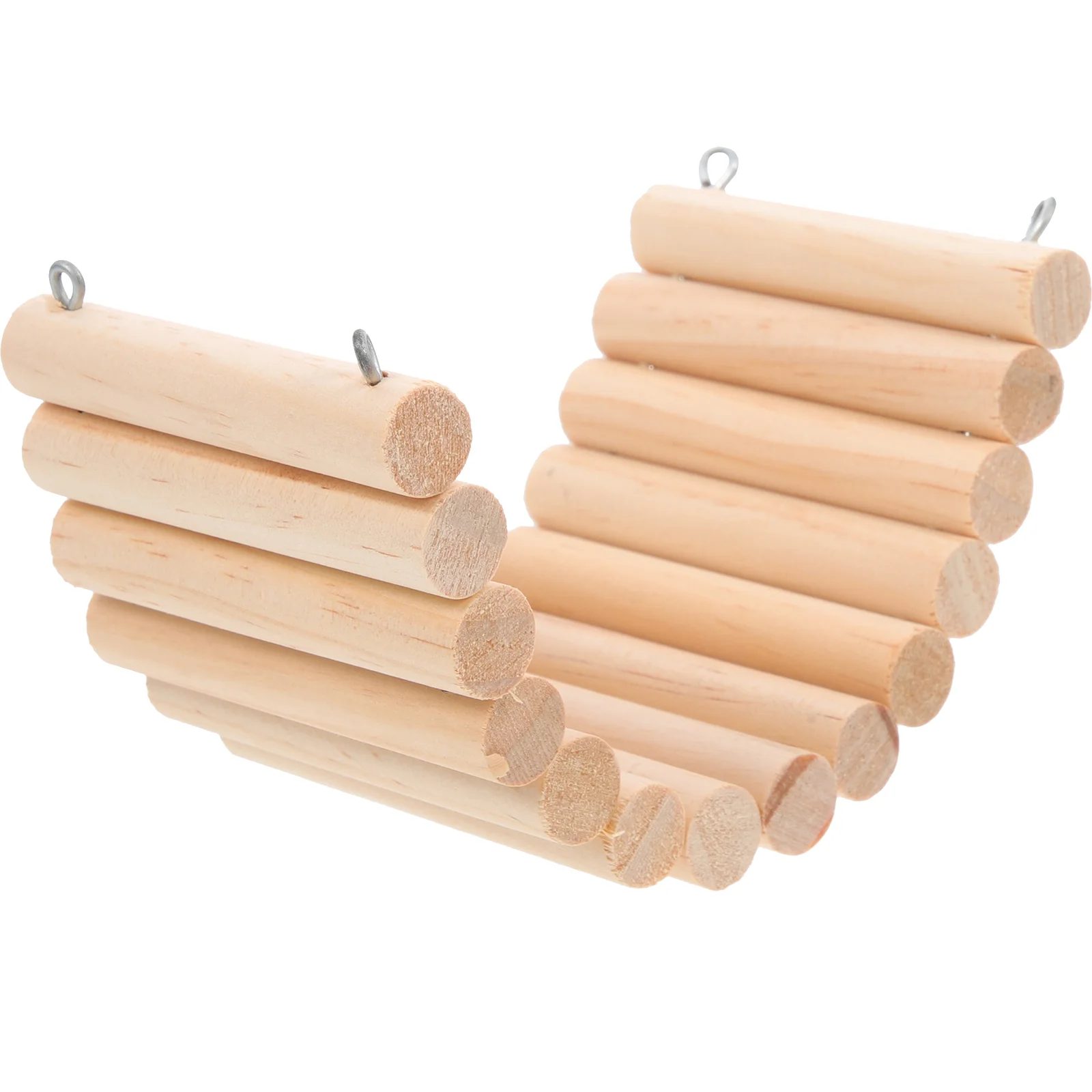 

Hamster Log Ladder Supplies Biting Toy Pet Climbing Wooden Plaything Small Dog Toys